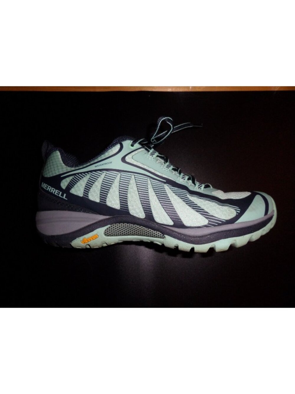 Merrell® Women's Size 8 Siren Edge 3™ Waterproof Hiking Shoes in Rock/Bluestone